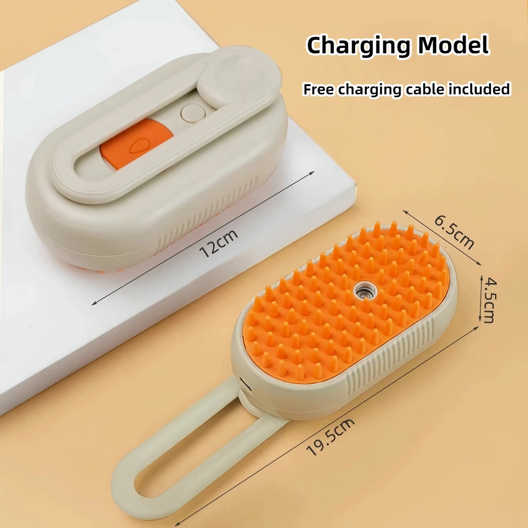 3 In 1 Electric Cat HairBrush For Premium PetGrooming