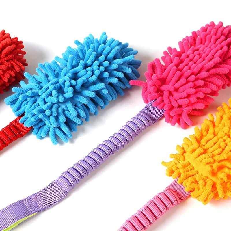 Durable Dog Chew Toy Rope With Sturdy Handle Teeth Cleaning