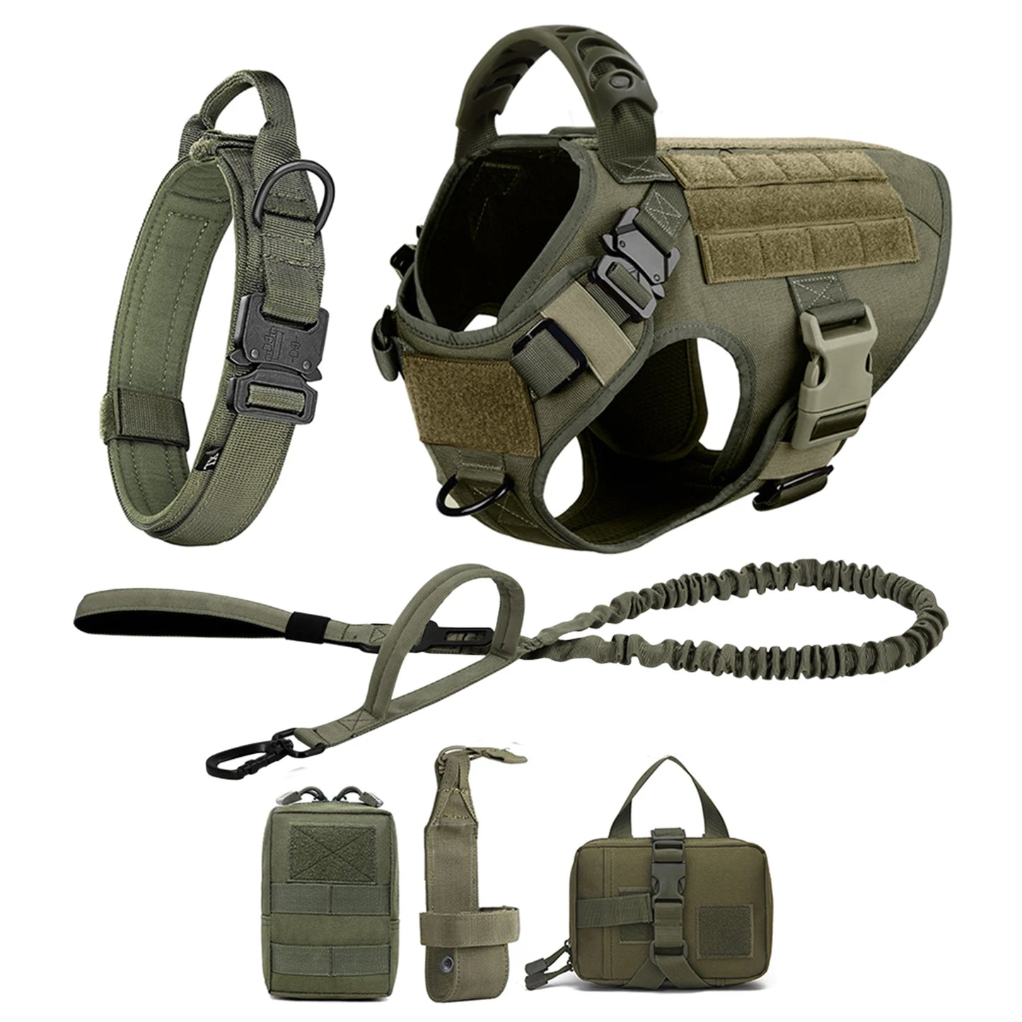 Dog Harness And Leash Set For Training And Walking
