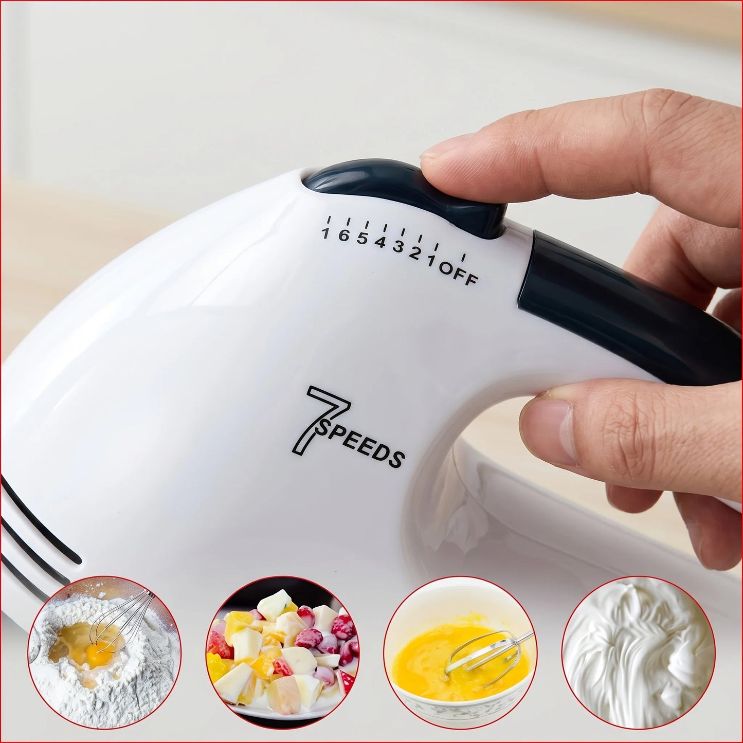 AMERZIS Electric Egg Beater And Cream Mixer For Home Kitchen