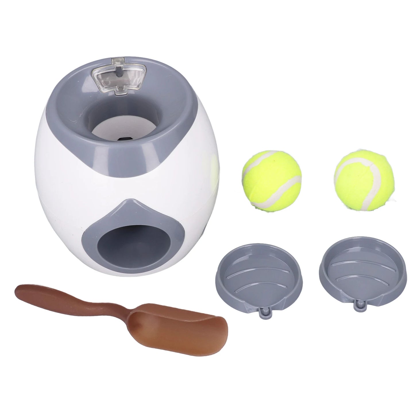 Dog Tennis Ball Feeding Toy For Training With Two Balls