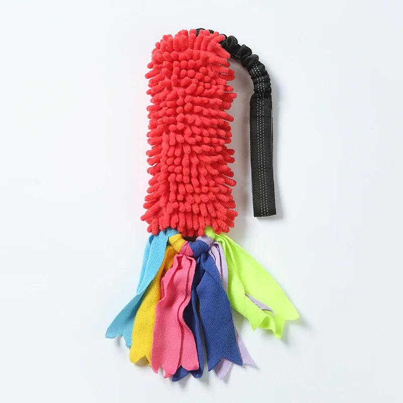 Durable Dog Chew Toy Rope With Sturdy Handle Teeth Cleaning