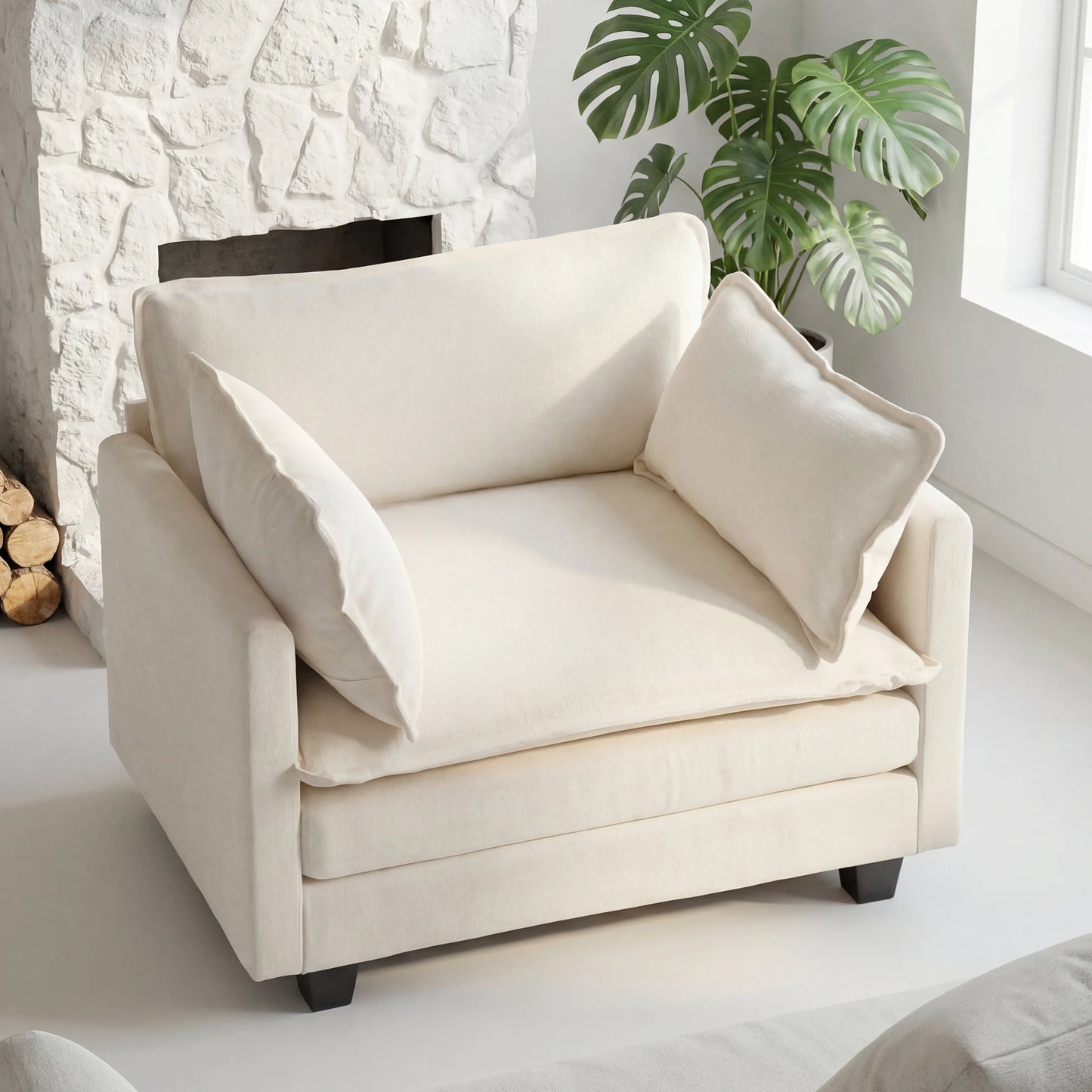 Redlife Modular Sectional Sofa With Ottoman Metal Frame