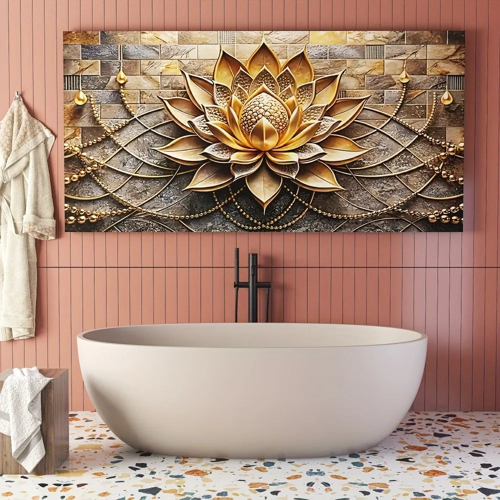 Modern Abstract Floral Canvas Art for Interior Decoration