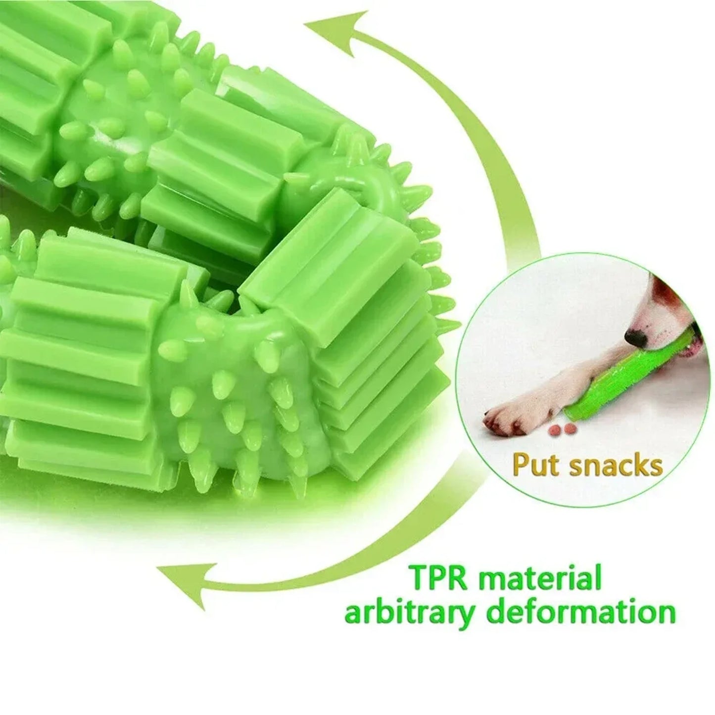 Dog Chew Toy Treat Dispensing Silicone Rubber Squeaker
